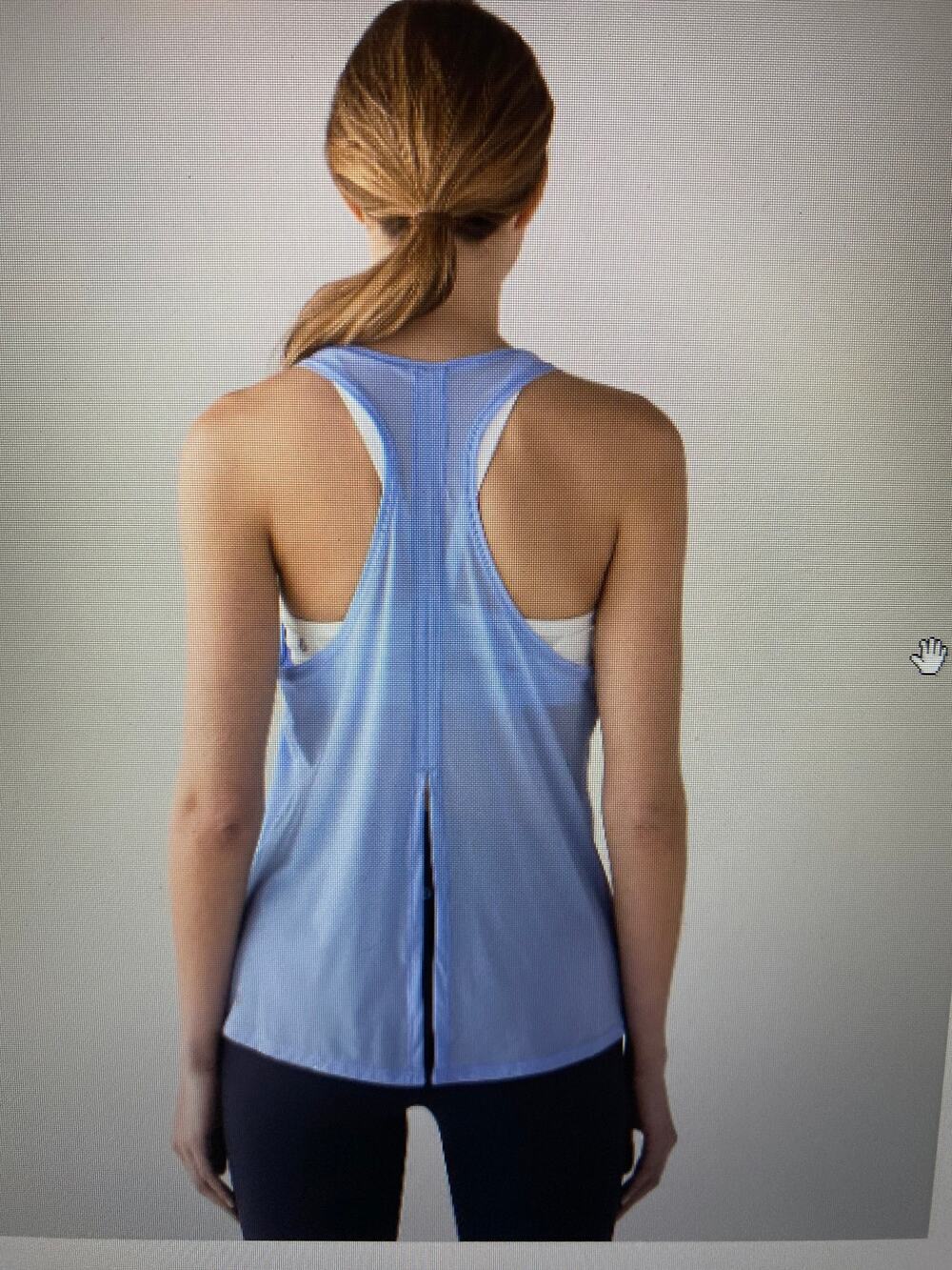 Lululemon Two With One Singlet Hydrangea Blue Size 2